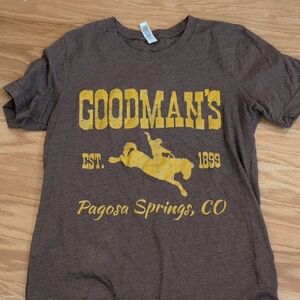 Bella Canvas Brown T-Shirt with White Tag